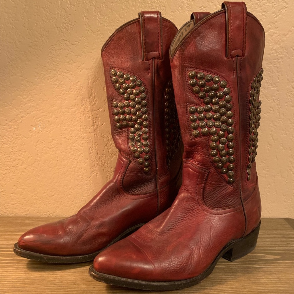Frye Studded Billy Cowboy Boots
